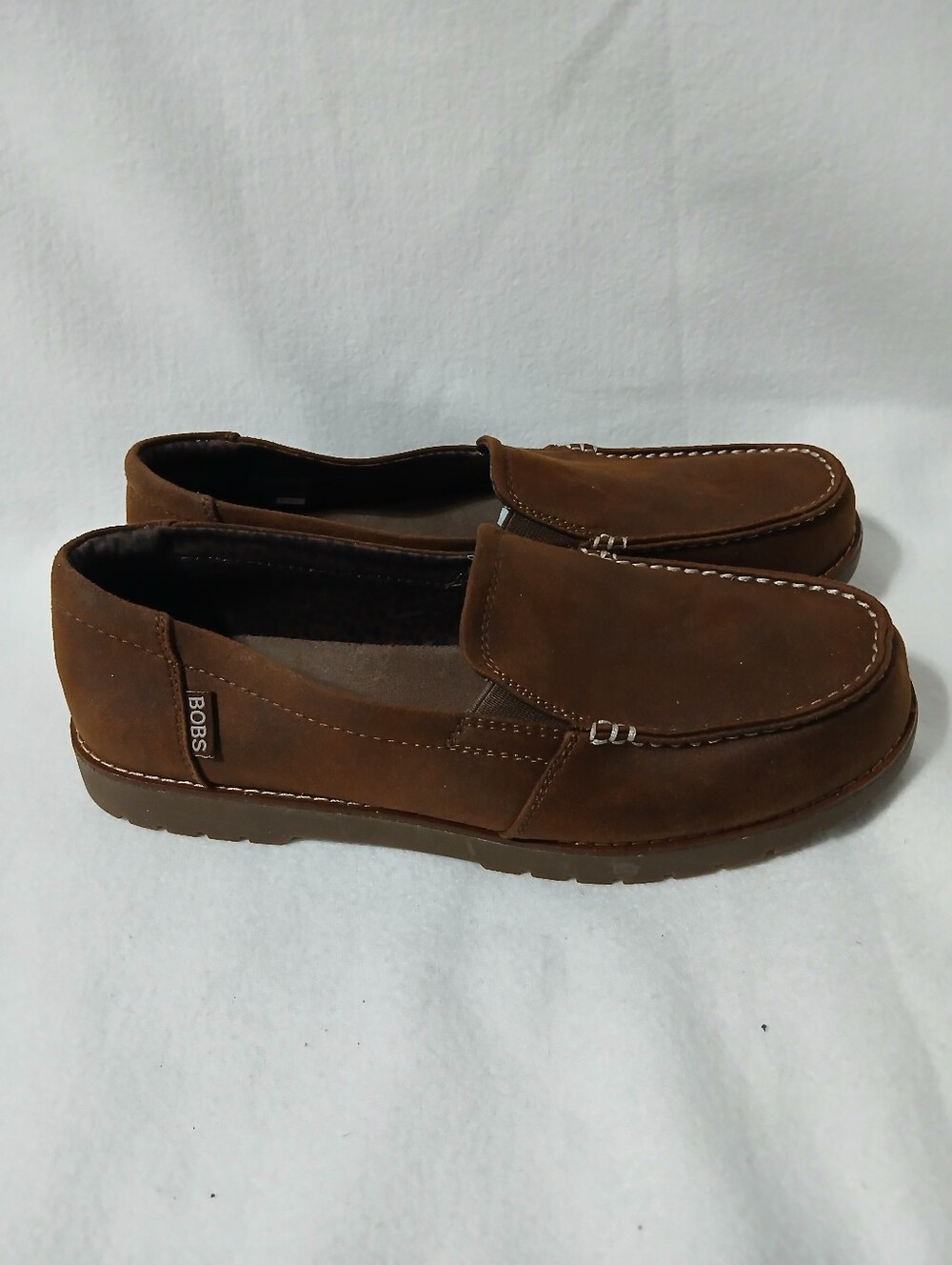 Skechers BOBS Women's Brown Slip-On Loafers Size 9.5